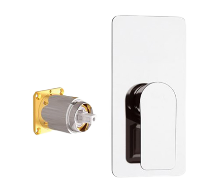 Смеситель для душа на 1 поток скрытый монтаж (заказывать совместно с rrbox) Remer I30KBBG