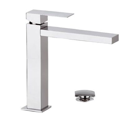 Смеситель для раковины высокий l с донным клапаном Remer QD10L