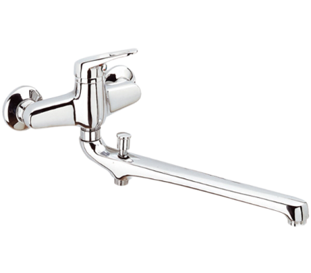Смеситель для ванны длинный поворотный излив Remer R46