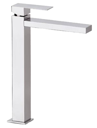 Смеситель для раковины высокий xxl с донным клапаном Remer QD10LXXLNO