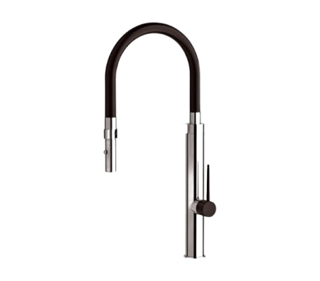 Смеситель для кухни высокий с гибким изливом Remer NK522